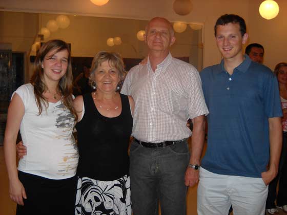 La familia de Beatriz Yolanda Tarquini y Angel Esteban Giordano (Foto ao 2010)